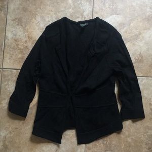 WHBH 3/4 sleeve black cardigan